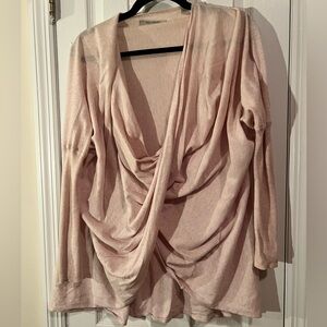 All Saints Soft Pink Knit Top